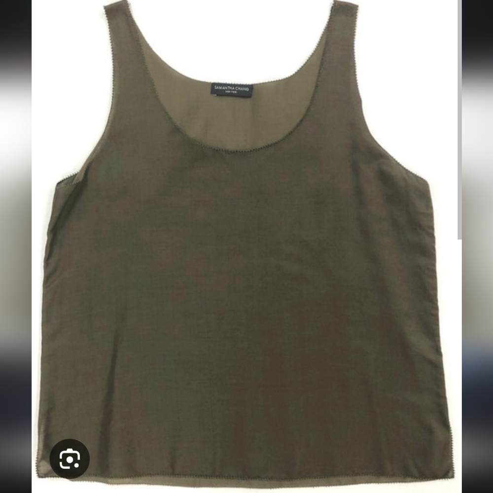 NWT Samantha Chang Lifestyle Tank Top in Olive